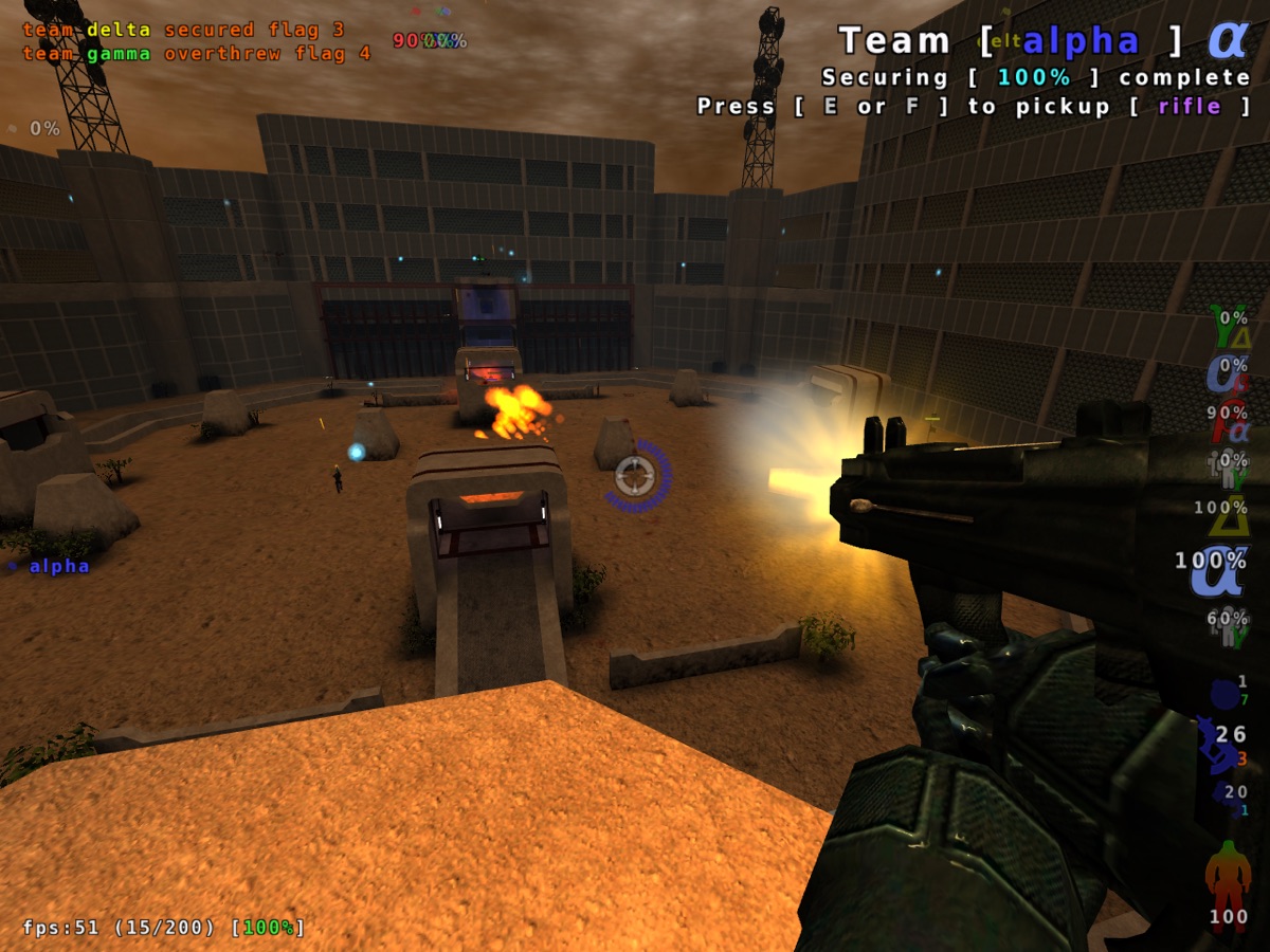 FPSゲームのプレイ画面イメージ