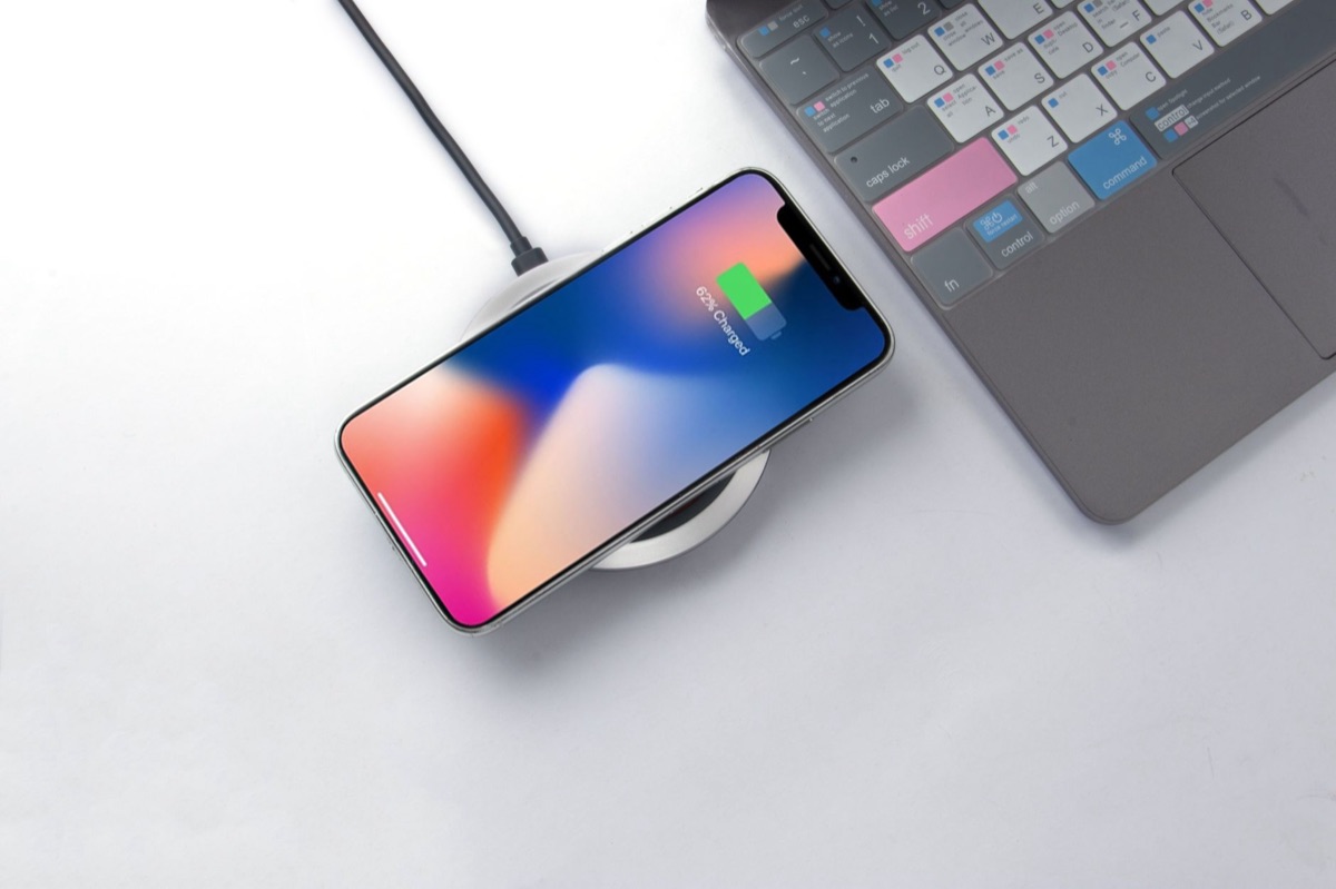 smartphone charging cable and wireless charger