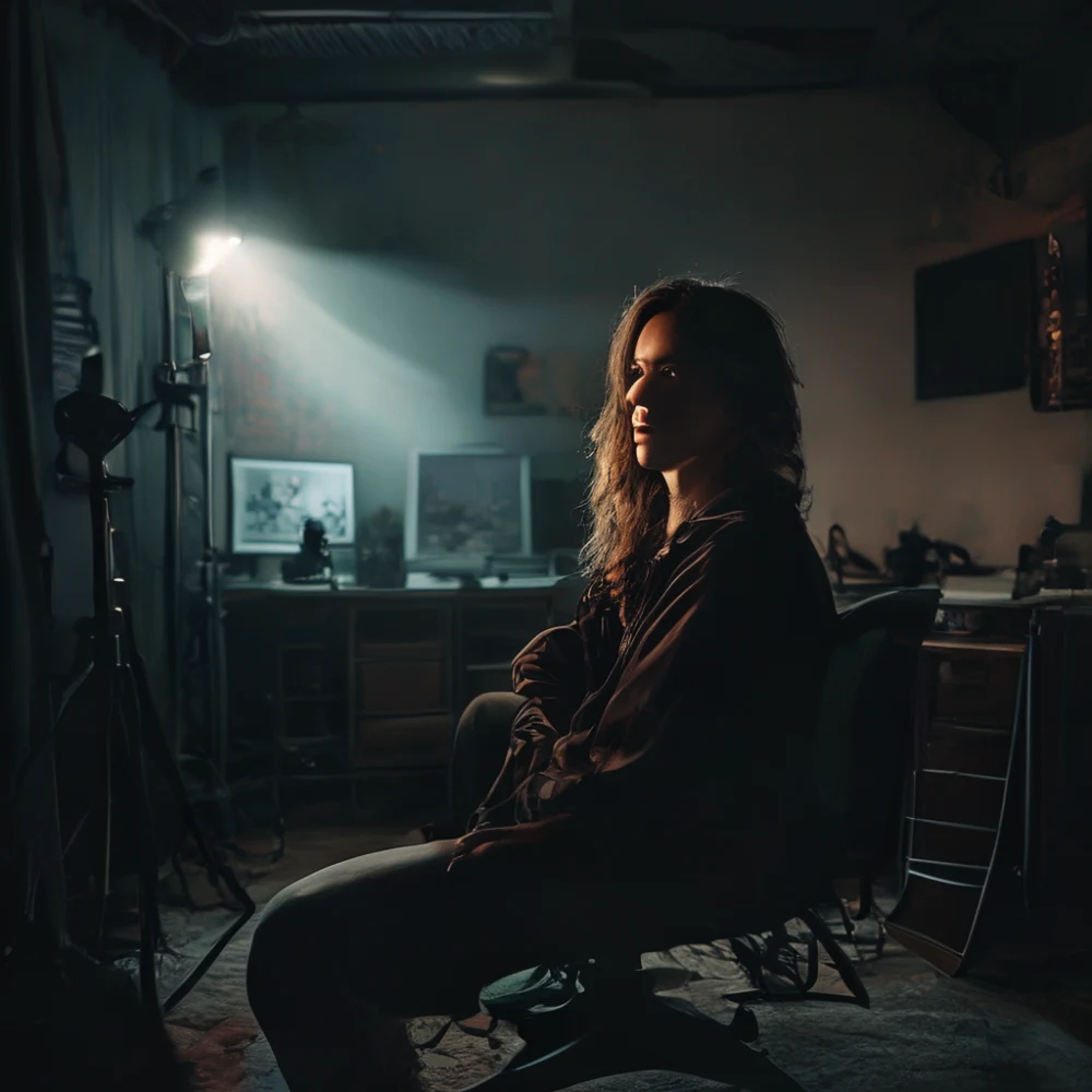 Australian youtuber in studio setting