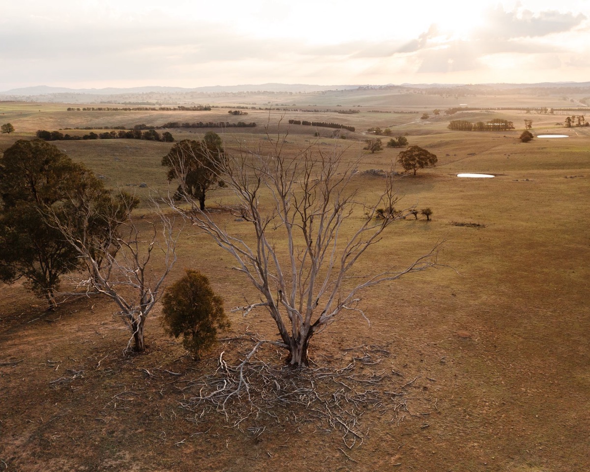 australian outback sunset