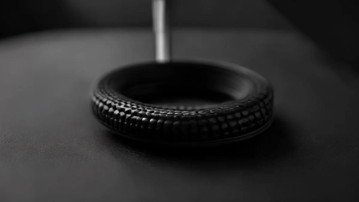 Golfclub grippband, rubber, textuur, gewikkeld om de stijl